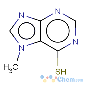CAS No:3324-79-6 6H-Purine-6-thione,1,7-dihydro-7-methyl-