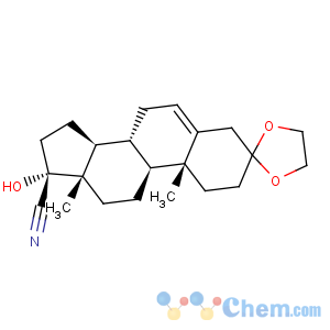 CAS No:33261-95-9 Androst-5-ene-17-carbonitrile,3,3-[1,2-ethanediylbis(oxy)]-17-hydroxy-, (17b)-