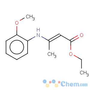 CAS No:33267-45-7 2-Butenoic acid,3-[(2-methoxyphenyl)amino]-, ethyl ester