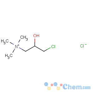 CAS No:3327-22-8 (3-chloro-2-hydroxypropyl)-trimethylazanium