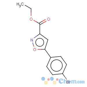 CAS No:33277-15-5 3-Isoxazolecarboxylicacid, 5-(4-bromophenyl)-, ethyl ester