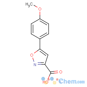 CAS No:33282-16-5 5-(4-methoxyphenyl)-1,2-oxazole-3-carboxylic acid