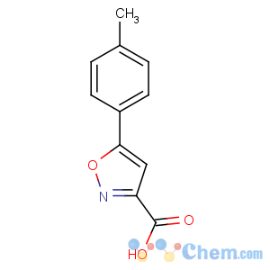 CAS No:33282-21-2 5-(4-methylphenyl)-1,2-oxazole-3-carboxylic acid