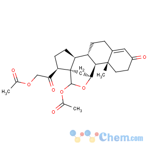 CAS No:3329-79-1 Pregn-4-ene-3,20-dione,18,21-bis(acetyloxy)-11,18-epoxy-, (11b)- (9CI)