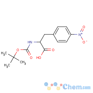 CAS No:33305-77-0 (2S)-2-[(2-methylpropan-2-yl)oxycarbonylamino]-3-(4-nitrophenyl)<br />propanoic acid