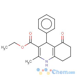 CAS No:33323-03-4 3-Quinolinecarboxylicacid, 1,4,5,6,7,8-hexahydro-2-methyl-5-oxo-4-phenyl-, ethyl ester