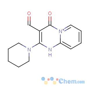 CAS No:33345-96-9 4-oxo-2-piperidin-1-yl-1H-pyrido[1,2-a]pyrimidin-5-ium-3-carbaldehyde