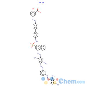 CAS No:33363-87-0 Benzoic acid,5-[[4'-[[4-[[diamino[[3-[(2,4-diaminophenyl)azo]phenyl]azo]phenyl]azo]sulfo-1-naphthalenyl]azo][1,1'-biphenyl]-4-yl]azo]-2-hydroxy-,disodium salt (9CI)