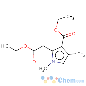 CAS No:33369-26-5 1H-Pyrrole-2-aceticacid, 3-(ethoxycarbonyl)-1,4-dimethyl-, ethyl ester