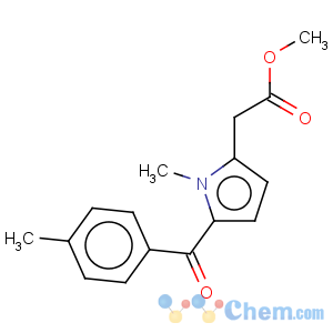 CAS No:33369-52-7 1H-Pyrrole-2-aceticacid, 1-methyl-5-(4-methylbenzoyl)-, methyl ester