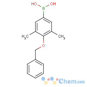 CAS No:333788-94-6 (3,5-dimethyl-4-phenylmethoxyphenyl)boronic acid