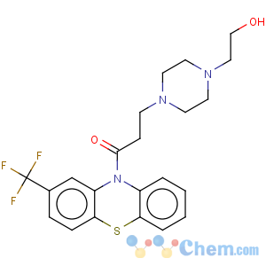 CAS No:33414-36-7 1-Propanone,3-[4-(2-hydroxyethyl)-1-piperazinyl]-1-[2-(trifluoromethyl)-10H-phenothiazin-10-yl]-