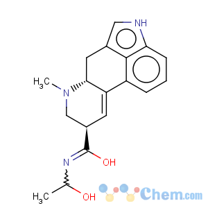 CAS No:3343-15-5 (S)-9,10-didehydro-N-(1-hydroxyethyl)-6-methylergoline-8β