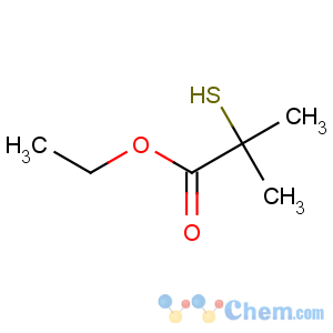 CAS No:33441-50-8 Propanoic acid,2-mercapto-2-methyl-, ethyl ester