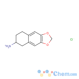 CAS No:33446-21-8 Naphtho(2,3-d)-1,3-dioxol-6-amine, 5,6,7,8-tetrahydro-, hydrochloride
