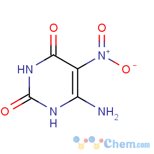 CAS No:3346-22-3 2,4(1H,3H)-Pyrimidinedione,6-amino-5-nitro-