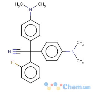 CAS No:334756-70-6 Benzeneacetonitrile,a,a-bis[4-(dimethylamino)phenyl]-2-fluoro-