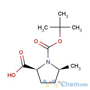 CAS No:334769-80-1 (2S,5S)-N-Boc-5-methylpyrrolidine-2-carboxylic acid