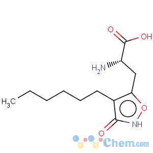CAS No:334887-48-8 5-Isoxazolepropanoicacid, a-amino-4-hexyl-2,3-dihydro-3-oxo-,(aS)-
