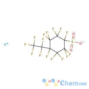 CAS No:335-24-0 Cyclohexanesulfonicacid, 1,2,2,3,3,4,5,5,6,6-decafluoro-4-(1,1,2,2,2-pentafluoroethyl)-, potassiumsalt (1:1)