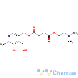 CAS No:33510-78-0 2-(Dimethylamino)Ethyl [5-Hydroxy-4-(Hydroxymethyl)-6-Methylpyridin-3-Yl]Methyl Succinate Salt With Maleic Acid (1:1)