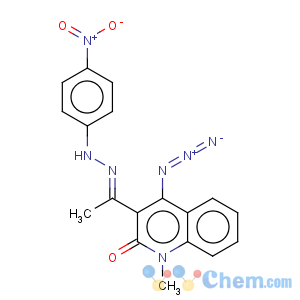 CAS No:335151-83-2 4-Azido-1-methyl-3-{1-[(4-nitro-phenyl)-hydrazono]-ethyl}-1H-quinolin-2-one