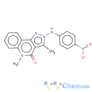 CAS No:335151-99-0 3,5-Dimethyl-2-(4-nitro-phenylamino)-2,5-dihydro-pyrazolo[4,3-c]quinolin-4-one