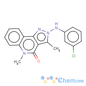CAS No:335152-02-8 2-(3-Chloro-phenylamino)-3,5-dimethyl-2,5-dihydro-pyrazolo[4,3-c]quinolin-4-one