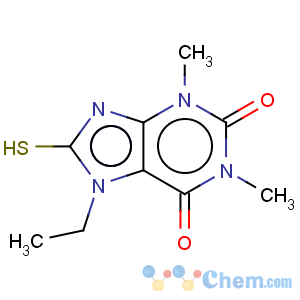 CAS No:335403-18-4 1H-Purine-2,6-dione,7-ethyl-3,7,8,9-tetrahydro-1,3-dimethyl-8-thioxo-