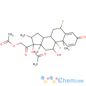 CAS No:33564-31-7 [2-[(6S,8S,9R,10S,11S,13S,14S,16S,17R)-17-acetyloxy-6,<br />9-difluoro-11-hydroxy-10,13,16-trimethyl-3-oxo-6,7,8,11,12,14,15,<br />16-octahydrocyclopenta[a]phenanthren-17-yl]-2-oxoethyl] acetate