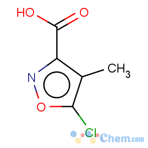 CAS No:3357-01-5 3-Isoxazolecarboxylicacid, 5-chloro-4-methyl-