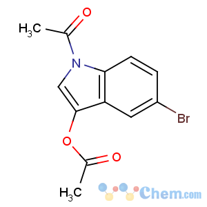 CAS No:33588-54-4 (1-acetyl-5-bromoindol-3-yl) acetate