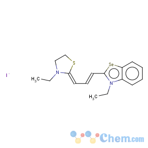 CAS No:33609-19-7 Benzoselenazolium,3-ethyl-2-[3-(3-ethyl-2-thiazolidinylidene)-1-propen-1-yl]-, iodide (1:1)