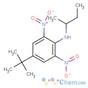 CAS No:33629-47-9 N-butan-2-yl-4-tert-butyl-2,6-dinitroaniline