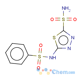 CAS No:3368-13-6 1,3,4-Thiadiazole-2-sulfonamide,5-[(phenylsulfonyl)amino]-