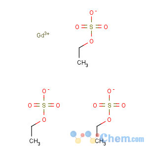 CAS No:3368-34-1 Sulfuric acid,monoethyl ester, gadolinium(3+) salt (3:1)