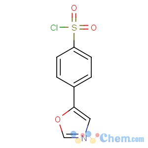 CAS No:337508-66-4 4-(1,3-oxazol-5-yl)benzenesulfonyl chloride