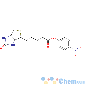 CAS No:33755-53-2 (4-nitrophenyl)<br />5-[(3aS,4S,6aR)-2-oxo-1,3,3a,4,6,6a-hexahydrothieno[3,<br />4-d]imidazol-4-yl]pentanoate