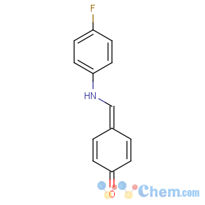 CAS No:3382-63-6 4-[(4-fluoroanilino)methylidene]cyclohexa-2,5-dien-1-one