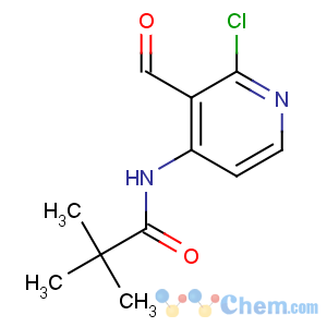 CAS No:338452-91-8 N-(2-chloro-3-formylpyridin-4-yl)-2,2-dimethylpropanamide