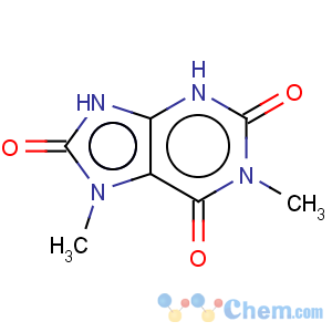 CAS No:33868-03-0 1H-Purine-2,6,8(3H)-trione,7,9-dihydro-1,7-dimethyl-