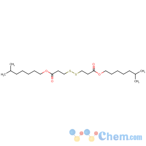 CAS No:33881-78-6 Propanoic acid,3,3'-dithiobis-, 1,1'-diisooctyl ester