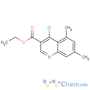 CAS No:338954-49-7 ethyl 4-chloro-5,7-dimethylquinoline-3-carboxylate