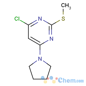 CAS No:339017-59-3 4-chloro-2-methylsulfanyl-6-pyrrolidin-1-ylpyrimidine