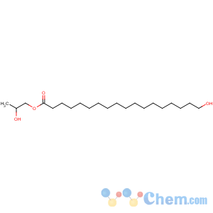 CAS No:33907-47-0 2-hydroxypropyl 18-hydroxyoctadecanoate