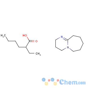 CAS No:33918-18-2 Hexanoic acid,2-ethyl-,compd. with 2,3,4,6,7,8,9,10-octahydropyrimido[1,2-a]- azepine (1:1) 