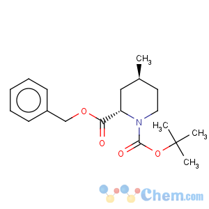 CAS No:339183-92-5 benzyl (+/-)-trans-n-boc-4-methyl-piperidine-2-carboxylate