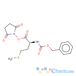 CAS No:3392-01-6 Carbamic acid,[1-[[(2,5-dioxo-1-pyrrolidinyl)oxy]carbonyl]-3-(methylthio)propyl]-,phenylmethyl ester, (S)- (9CI)