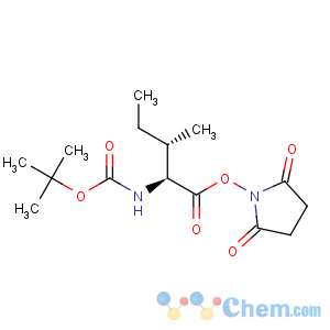 CAS No:3392-08-3 L-Isoleucine,N-[(1,1-dimethylethoxy)carbonyl]-, 2,5-dioxo-1-pyrrolidinyl ester