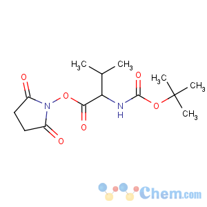 CAS No:3392-12-9 (2,5-dioxopyrrolidin-1-yl)<br />(2S)-3-methyl-2-[(2-methylpropan-2-yl)oxycarbonylamino]butanoate